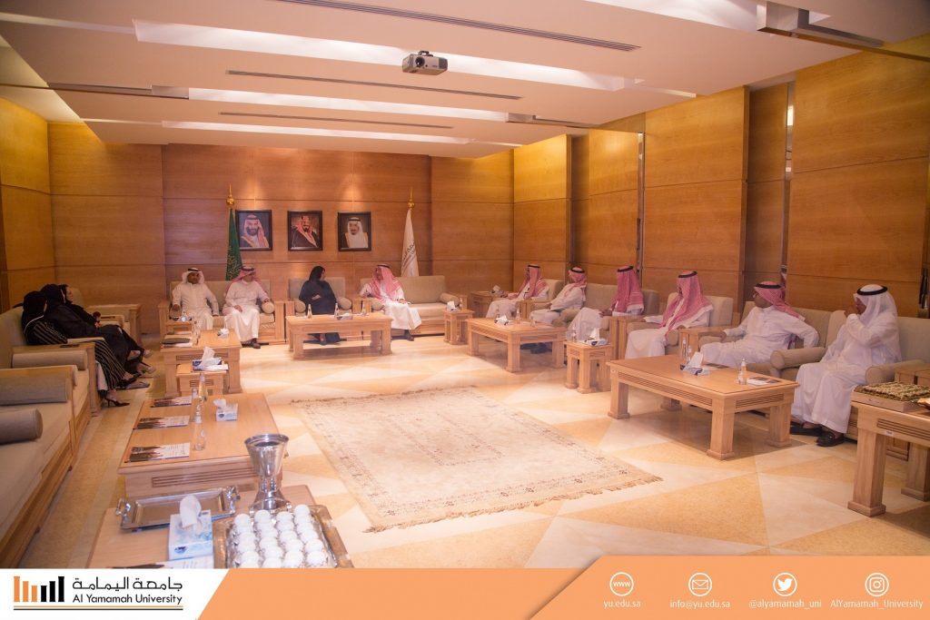 Prof. Hussam Ramadan, President of Al Yamamah University hosted Dr. Rimah Saleh Alyahya, Undersecretary of the Ministry of Education for higher education. The aim of the visit was to be fully introduced to the university’s achievements