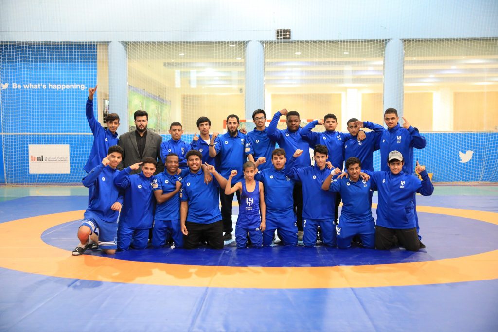 Al Yamamah University hosts free style wrestling championship