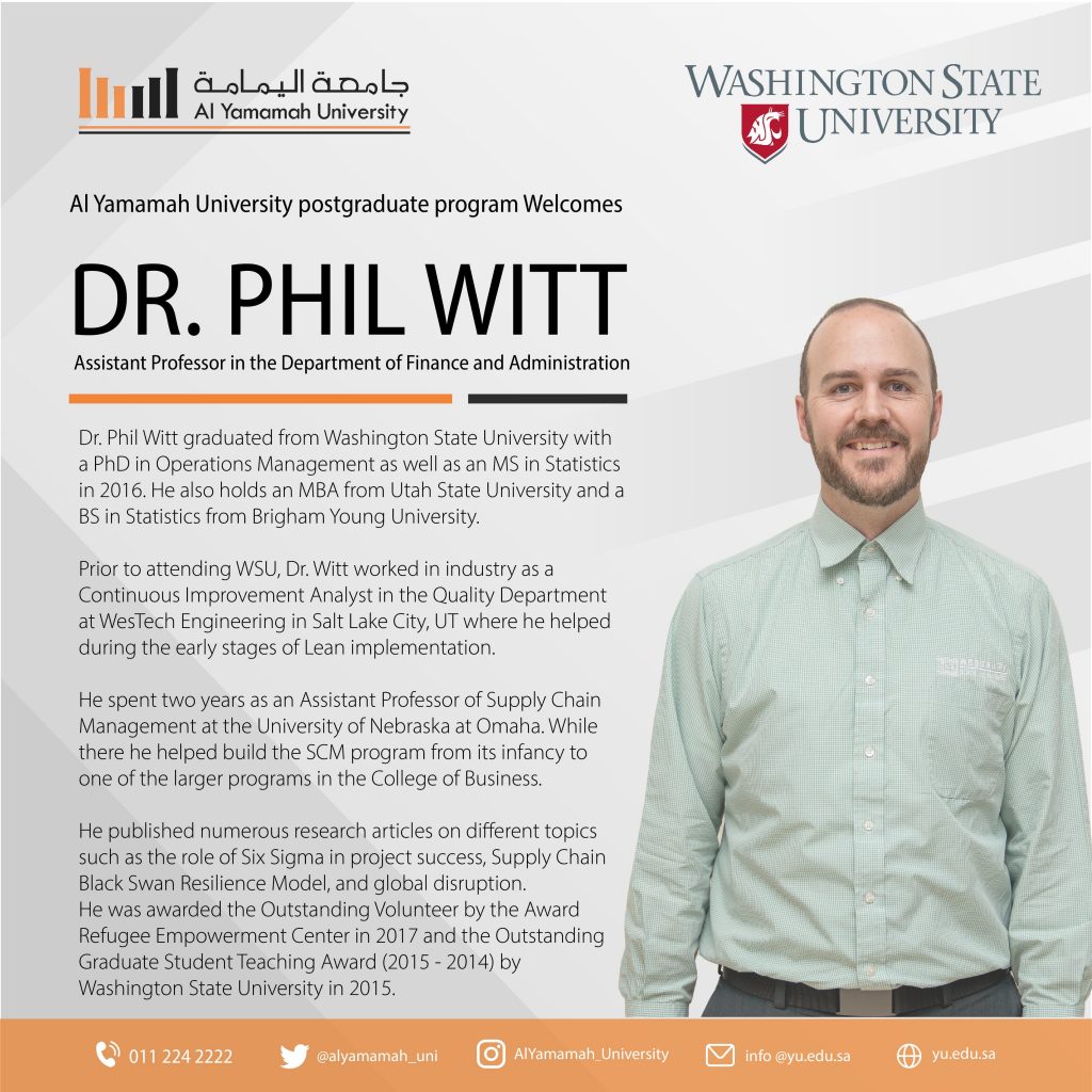 Dr. Phil Witt, visiting from Washington State University