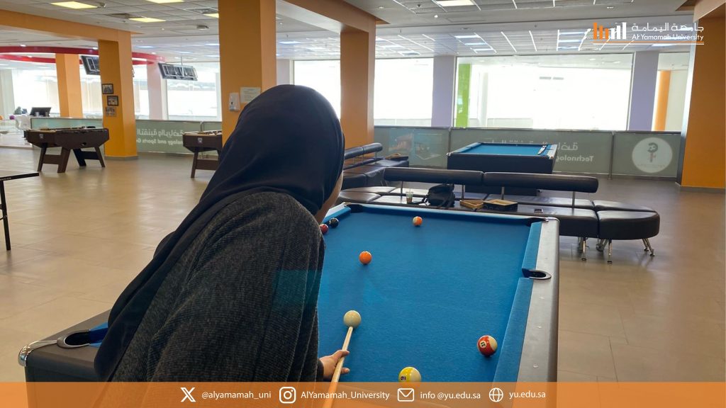 Successful conclusion of the billiards tournament for girls at Al Yamamah University
