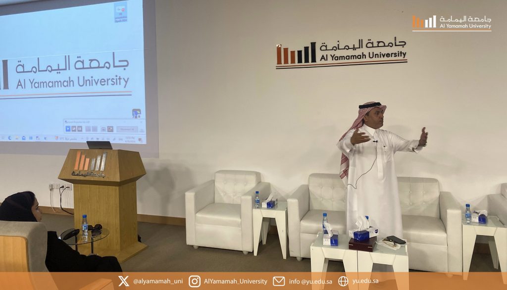 Al Yamamah University organizes a student meeting entitled “The Role of the Accounting Profession in Developing the National Economy”